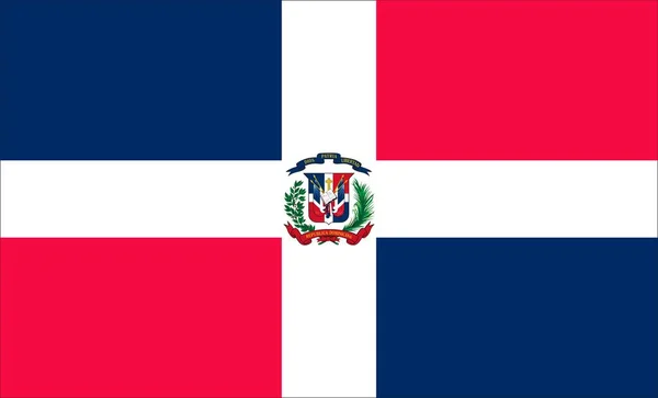 Dominican Republic Flag Design Illustrations Vectors — Archivo Imágenes Vectoriales