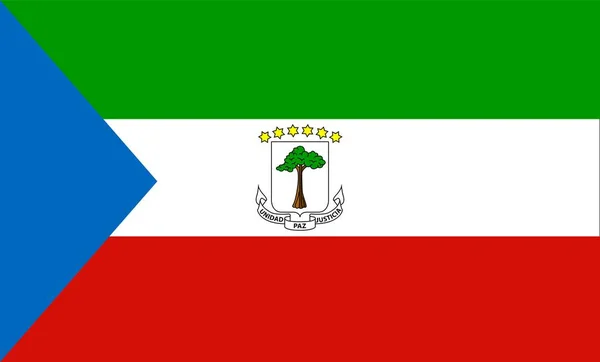 Equatorial Guinea Flag Design Vectors — Archivo Imágenes Vectoriales