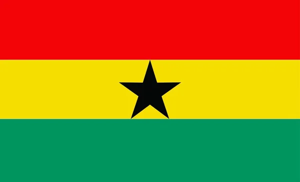 Ghana Flag Design Vectors — Archivo Imágenes Vectoriales