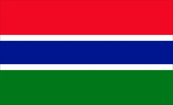 Gambia Flag Design Vectors — Archivo Imágenes Vectoriales