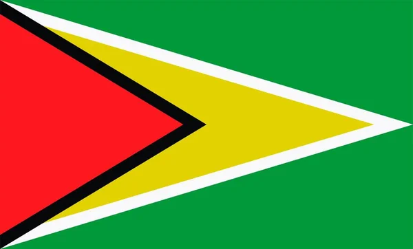 Guyana Flag Design Vectors — Archivo Imágenes Vectoriales