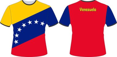 T Shirts Design with Venezuela Flag Vector