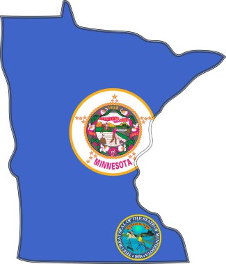 Minnesota Eyalet Haritası