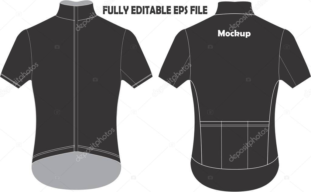 Cycling Jersey Mock ups Vectors
