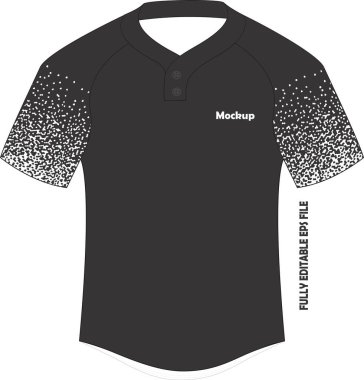 Beyzbol Jersey şablonları Vektör