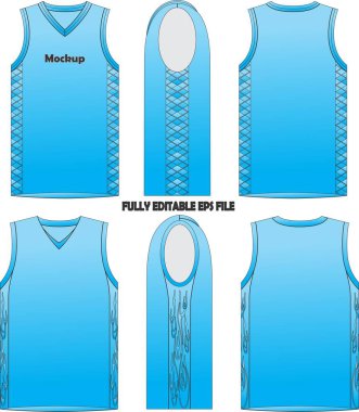 Basketbol Jersey Modelleri Vektörleri