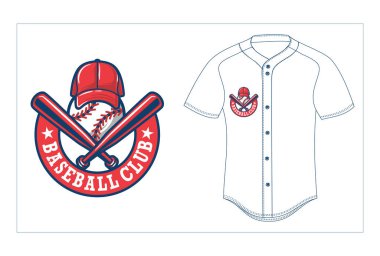 Jersey 'li beysbol logosu.