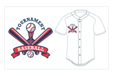 Jersey 'li beysbol logosu.