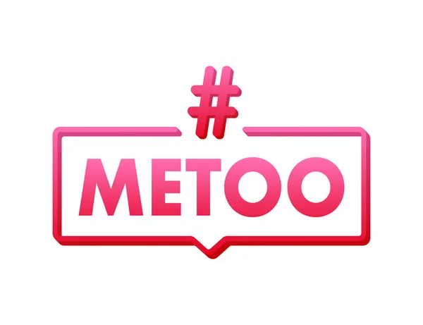 Metoo Hashtag Donderdag Teruggooien Symbool Voorraadillustratie Van Vectoren — Stockvector