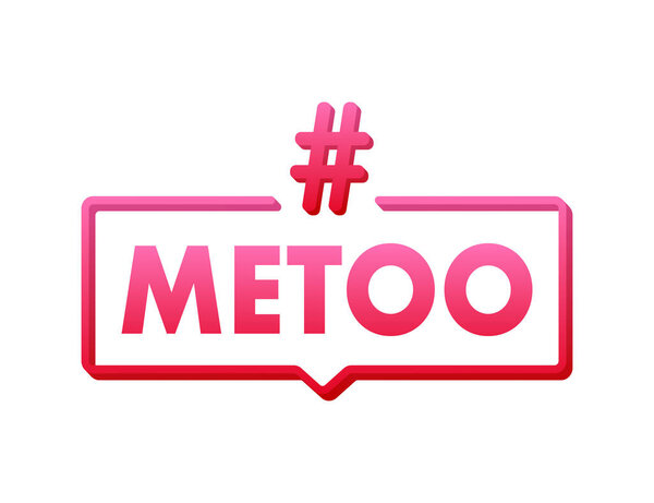 Metoo hashtag thursday throwback symbol. Vector stock illustration