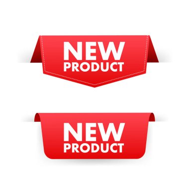 Yeni ürün Red Label. Kırmızı Ağ Kurdelesi. hisse illüstrasyonu