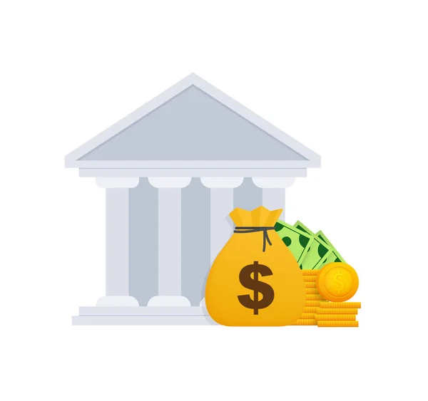 Τραπεζική Κατάθεση Και Τοις Εκατό Σημάδι Διαδικτυακή Τράπεζα Οικονομικές Επενδύσεις — Διανυσματικό Αρχείο