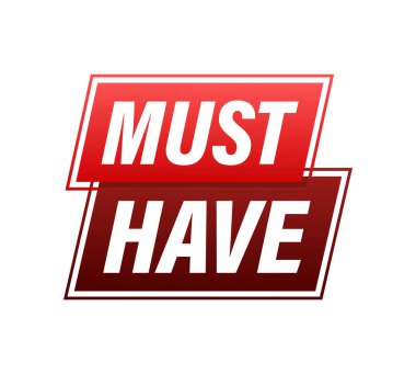 İmza olmalı, etiket. Vektör stok illüstrasyonu.