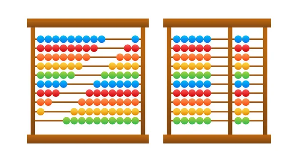 Ícone Abacus Madeira Ferramenta Cálculo Ilustração Estoque Vetorial —  Vetores de Stock