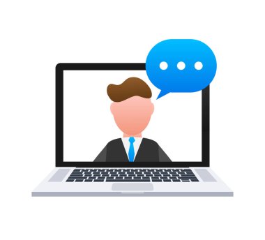 Video Tutorial, Online Education. Video Lesson. Vector stock illustration