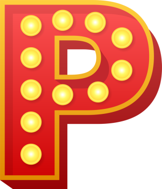 Retro ışık metni, her amaç için harika tasarım. Retro ampul alfabesi. hisse illüstrasyonu.