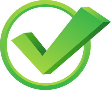 İşaretli çapraz. Şah ve yanlış simge. Semboller Evet ve Hayır. hisse illüstrasyonu