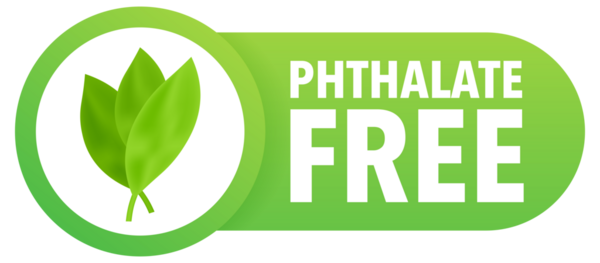 Phthalate free sign, label. Product with no phthalate added icon.  stock illustration
