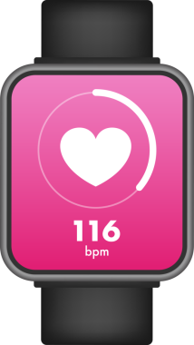 Activity and fitness tracker app. App for morning jogging or fitness. Walk steps