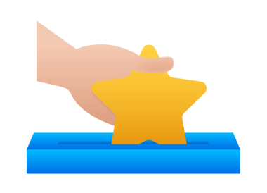 Geribildirim istiyoruz. Yıldızları geri bildirim kutusuna koyuyor