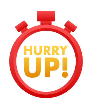 Acele et Etiket, sınırlı teklif. Geri sayım afişi. Son dakika teklifi. hisse illüstrasyonu