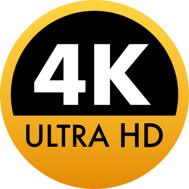 Video boyut etiketleri. Video çözünürlüğü 720, 1080, 2k, 4k, 8K rozetler. Kalite tasarım elemanı. hisse illüstrasyonu