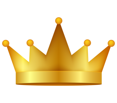 Mezuniyet örgüsü olan Altın Taç. hisse illüstrasyonu