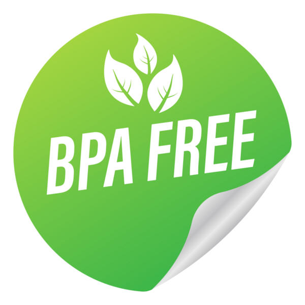Green colored BPA free emblems, badge, logo, icon.  stock illustration