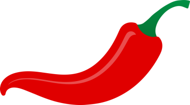 Meksika biberli jalapenosu. Sıcak kırmızı biber seti. hisse illüstrasyonu.