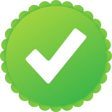 Profil Doğrulama. Onaylanmış simge. Rozeti kabul et. İşaretle. Keneli çıkartma. resimleme.