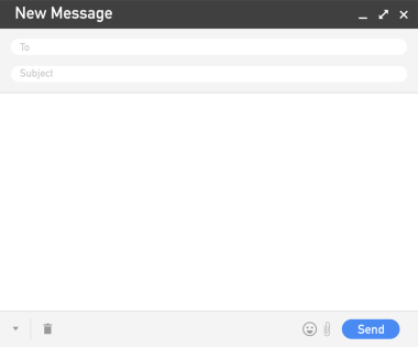 E- posta şablonu. Boş e- posta tarayıcı penceresi. Posta iletisi web sayfası çerçevesi. hisse illüstrasyonu.
