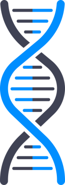 DNA rozeti, ikon, pul, logo. hisse illüstrasyonu.