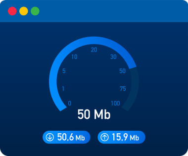 Hız testi. Hız göstergesi İnternet Hızı 100 fit. Web sitesi hız yükleme süresi. hisse illüstrasyonu.