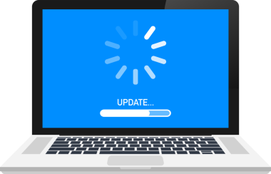 Sistem yazılım güncellemesi, veri güncellemesi veya ekrandaki ilerleme çubuğuyla senkronize et. Stok İllüstrasyonu