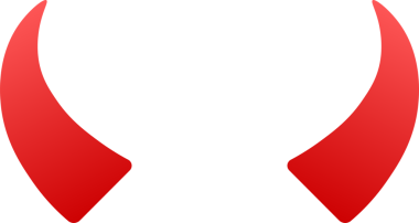 Cehennem ya da cennet. Bir meleğin halesi ve şeffaf arka planda izole edilmiş şeytan boynuzları. hisse illüstrasyonu.