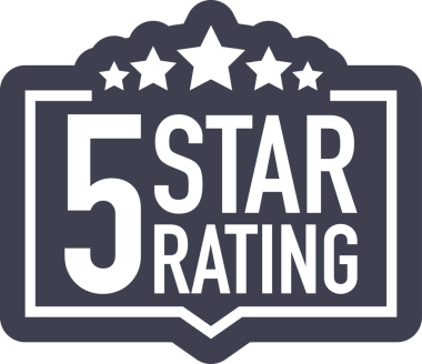 Bir derecelendirme pulu, rozet. Otel derecesi. hisse illüstrasyonu.