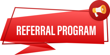 Yönlendirme programlı megafon etiketi. Megafon bayrağı. Web tasarımı. hisse illüstrasyonu.