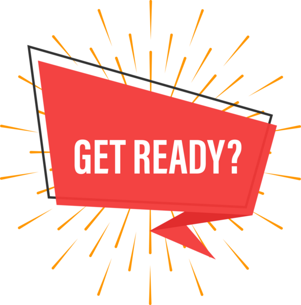 Megafonla hazırlan. Megafon bayrağı. Web tasarımı. hisse illüstrasyonu.