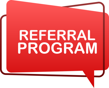 Yönlendirme programlı megafon etiketi. Megafon bayrağı. Web tasarımı. hisse illüstrasyonu.