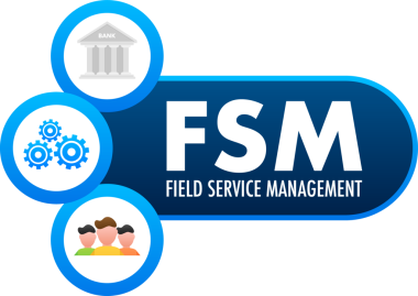 FSM Saha Hizmeti Yönetimi. Pazarlama malzemeleri. hisse illüstrasyonu