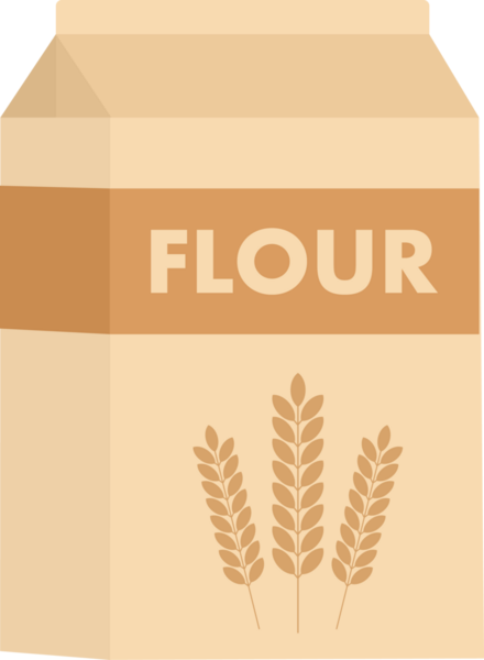 Flour pack icon. Feed bag, Bread flour.  stock illustration