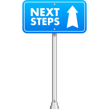 Bir sonraki adım tabela illüstrasyonu. Çizim grafiği. Soyut değişim grafiği.