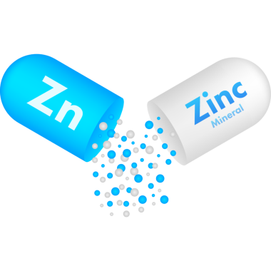 Zn, çinko sağlık hizmetleri tasarımı için. Vitamin kompleksi. Sağlık sigortası konsepti. Yemek konsepti. Organik gıda ikonu. hisse illüstrasyonu