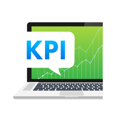 KPI Anahtar Performans Göstergesi. Ölçüm, İyimserleştirme, Strateji hisse senedi çizimi