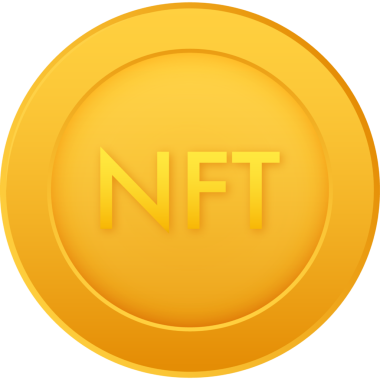 Nft konseptli düz çizim. Pankart. Düz dizayn. tasarım sanatı