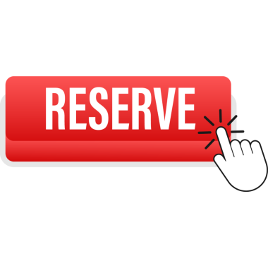 Düz düğmeyi rezerve et. Çizim. Seyahat ikonu. Çevrimiçi düzen