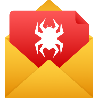 Tehlike sembolü çizimi. Virüs koruması. Bilgisayar virüsü alarmı. Güvenlik internet teknolojisi, veri güvenli