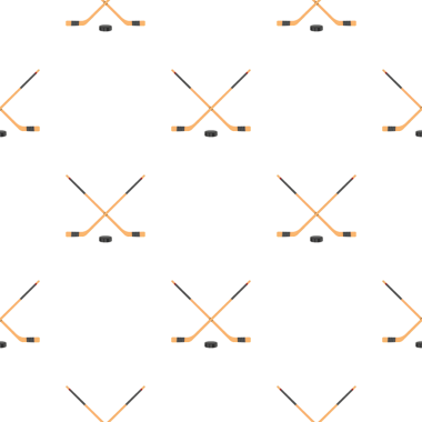 Buz hokeyi diski ve çubuk deseni. Spor sembolü. Resimler beyaz arkaplanda izole edildi.