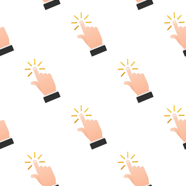 El imleci simgesi tıklamasını ayarla. hisse illüstrasyonu