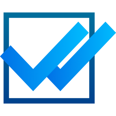 İki kere kontrol, her amaçla harika tasarım. Logo illüstrasyonu. Kene sembolü